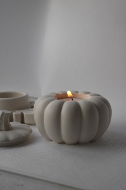 Pumpkin tea light holder