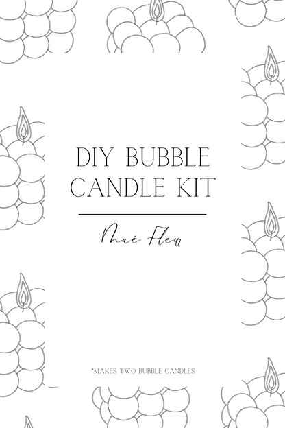 DIY bubble candle kit