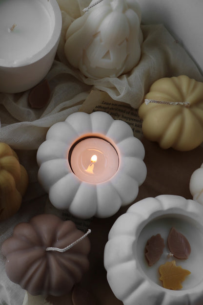 Pumpkin tea light holder