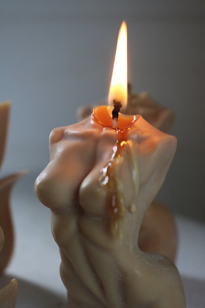 Female torso candle