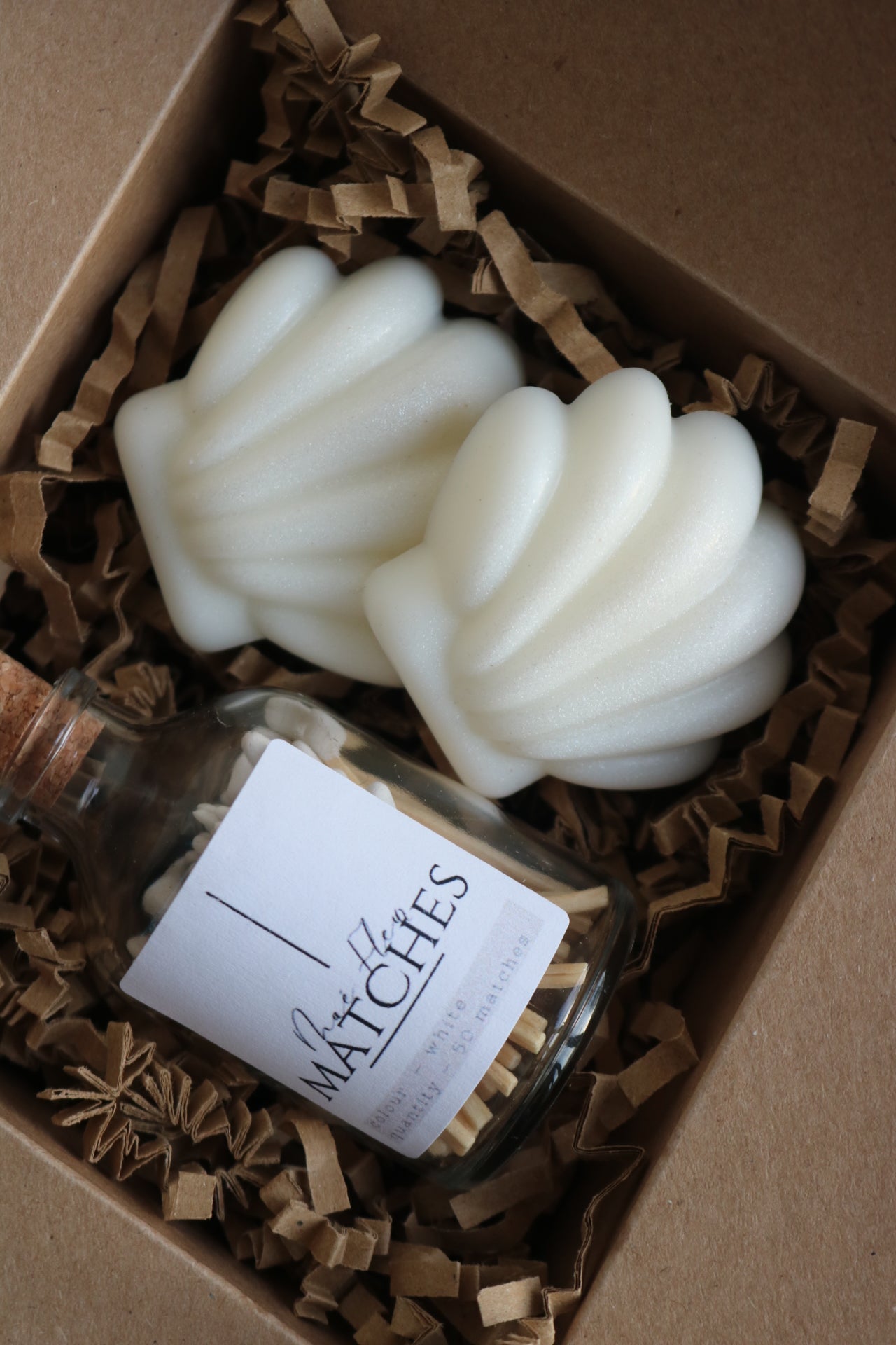 Shell wax melts & matches set